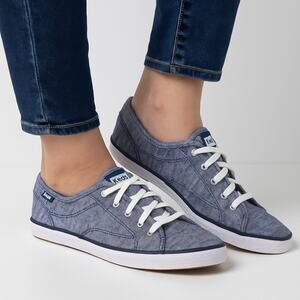 Keds Blue Denim Chambray Sneakers 10 Women's – Casual, Preppy, Y2K, Indie
